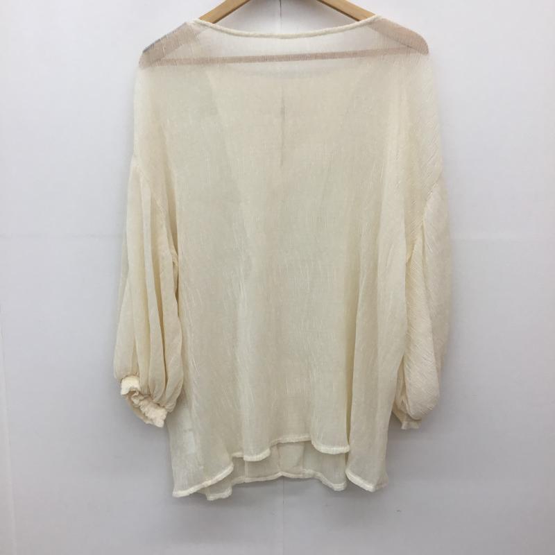 フリーズマート FREE S MART シャツ、ブラウス 長袖 FREE 無地 アイボリー / アイボリー /  レディース USED 古着 中古 10141330