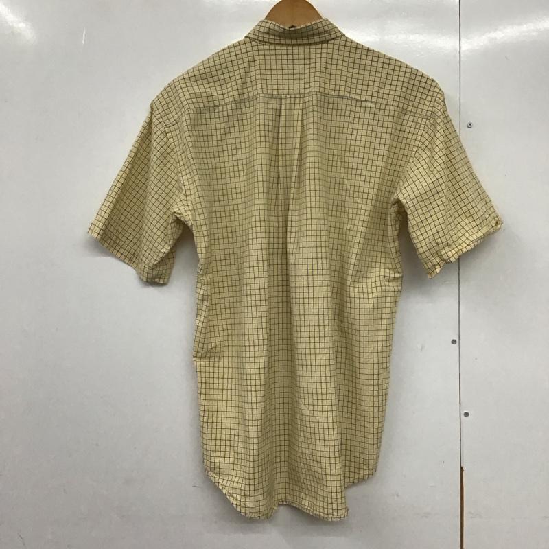 ラルフローレン RALPHLAUREN シャツ、ブラウス 半袖 半袖シャツ チェックシャツ ボタンダウンシャツ XL チェック 黄 / イエロー /  メンズ USED 古着 中古 10141222
