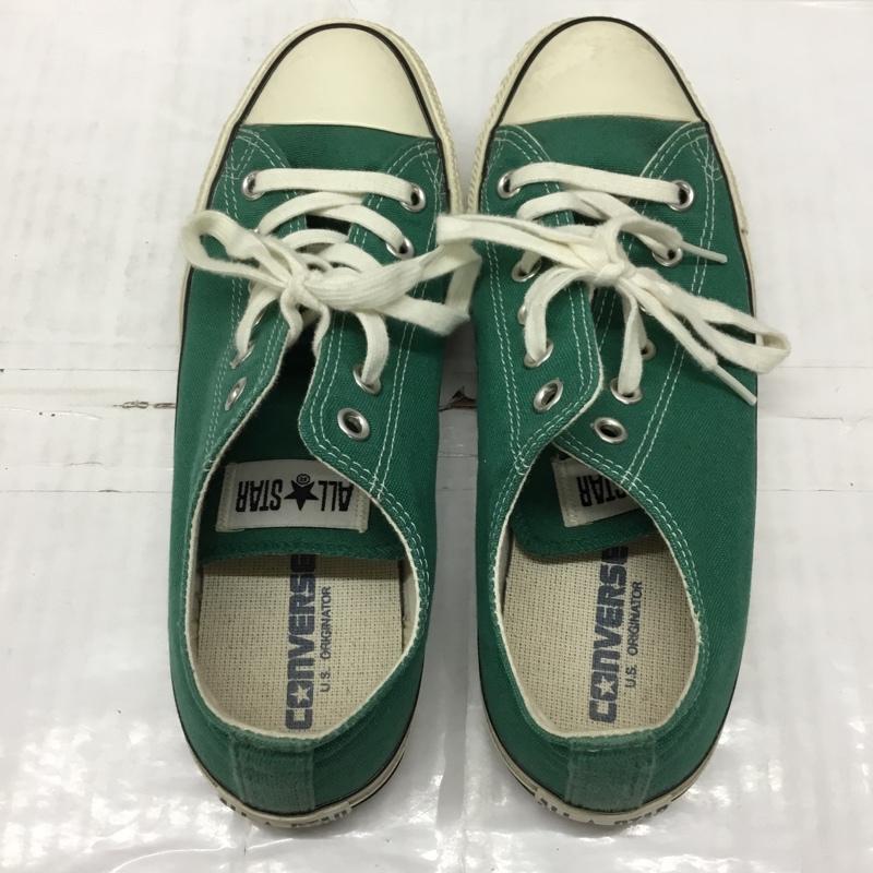 コンバース CONVERSE スニーカー スニーカー 1SC562 ALL STAR US COLORS OX 26.5cm ローカット 26.5cm ロゴ、文字 緑 / グリーン /  メンズ USED 古着 中古 10120909
