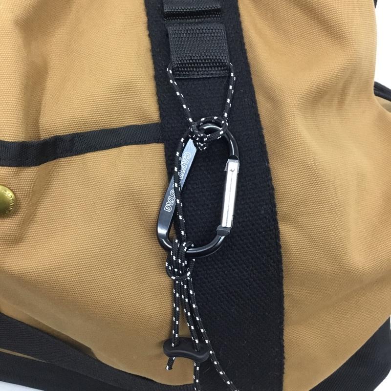 キャプテンスタッグ CAPTAIN STAG トートバッグ トートバッグ 大容量 2WAY FREAKS STORE ファイヤープルーフ キャンプトートバッグ アウトドア ロゴ、文字 黒 / ブラック / X ベージュ / ベージュ /  メンズ USED 古着 中古 10142202