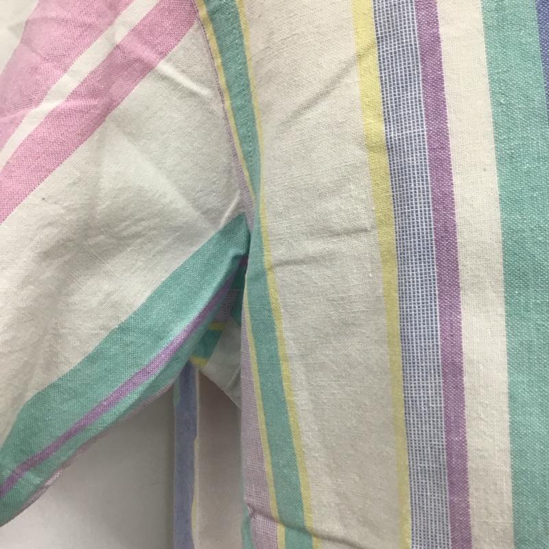 ポロバイラルフローレン Polo by RALPH LAUREN シャツ、ブラウス 半袖 半袖シャツ ストライプシャツ カラーシャツ カジュアルシャツ L ストライプ マルチカラー / マルチカラー /  メンズ USED 古着 中古 10106603