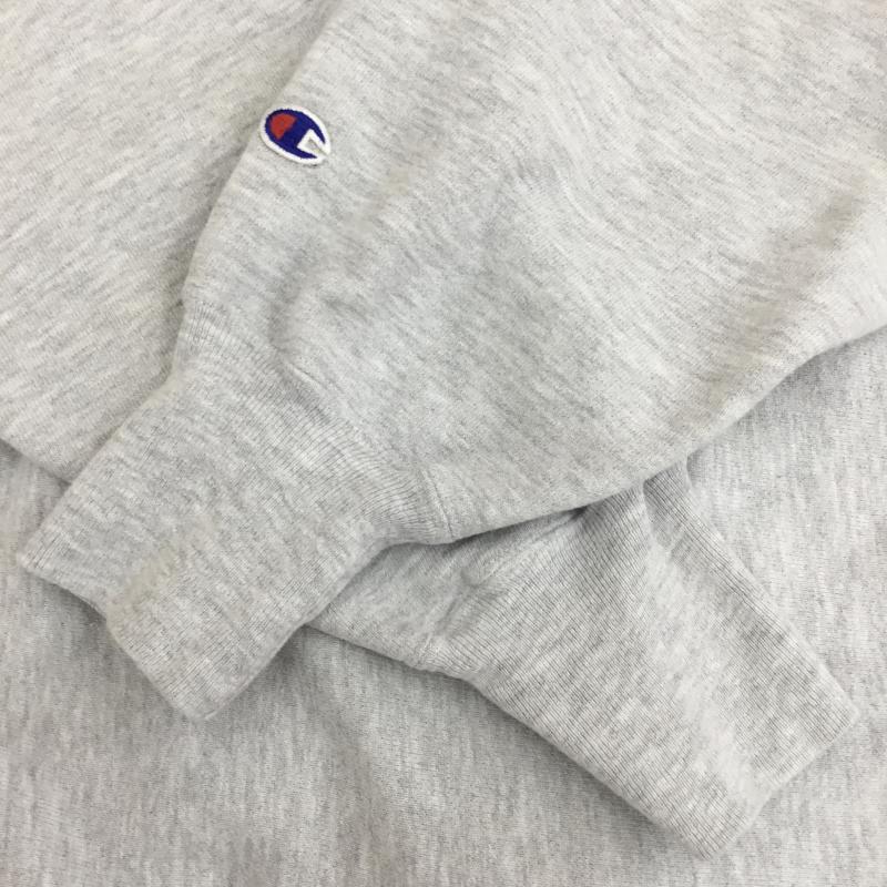 チャンピオン Champion トレーナー 長袖 90’s リバースウィーブ XL ロゴ、文字 灰 / グレー /  メンズ USED 古着 中古 10112606