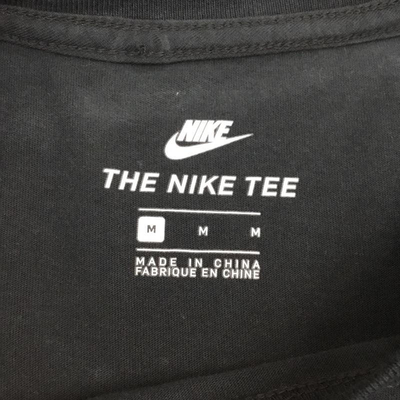 ナイキ NIKE Tシャツ 半袖 847632-010 NeckShortSleeve 半袖Tシャツ プリントTシャツ M ロゴ、文字 黒 / ブラック /  メンズ USED 古着 中古 10109461