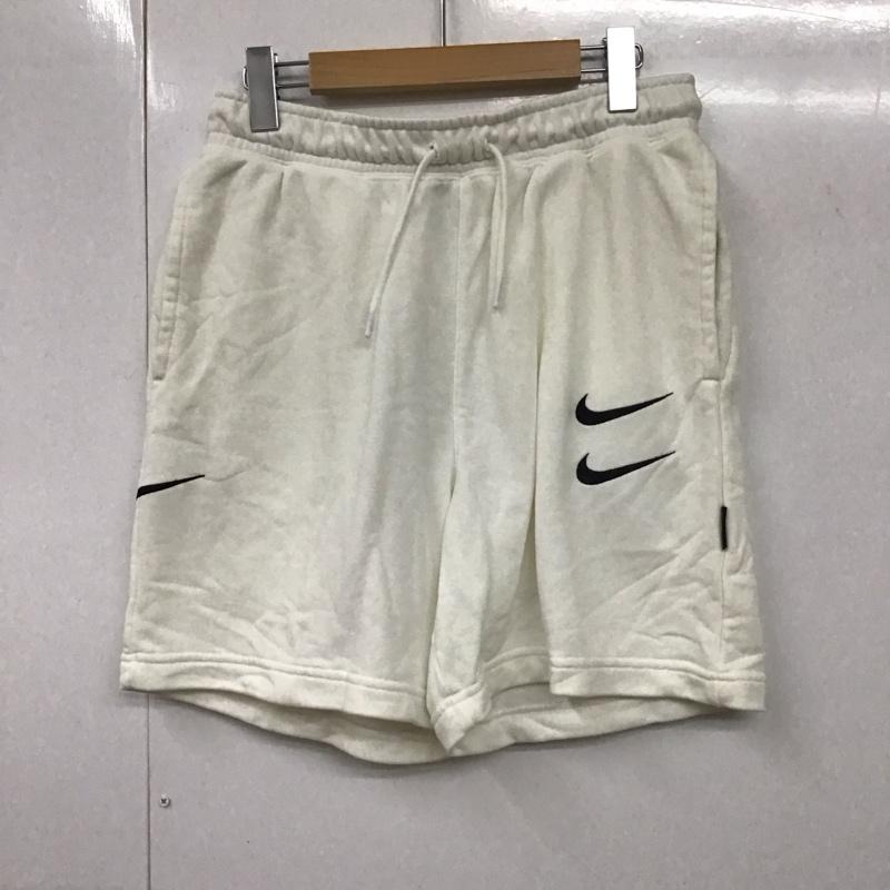 ナイキ NIKE パンツ ショートパンツ cj4883-100 SWOOSHFRENCHTERRYSHORT スウェットパンツ ハーフパンツ M ロゴ、文字 白 / ホワイト /  メンズ USED 古着 中古 10130694