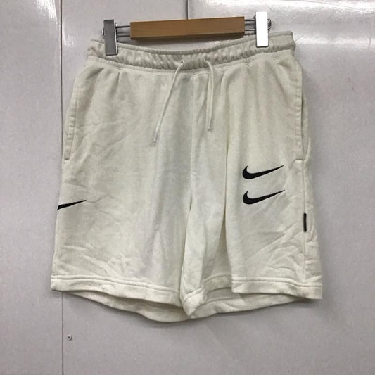 ナイキ NIKE パンツ ショートパンツ cj4883-100 SWOOSHFRENCHTERRYSHORT スウェットパンツ ハーフパンツ M ロゴ、文字 白 / ホワイト /  メンズ USED 古着 中古 10130694