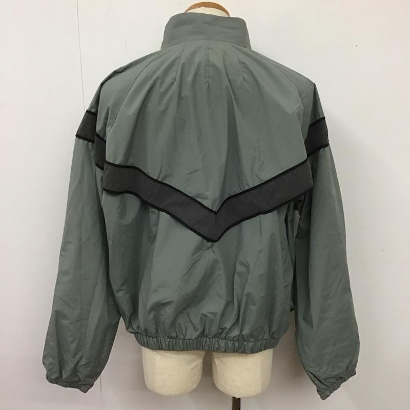 古着 USED ジャケット、上着 ジャンパー、ブルゾン アメリカ軍 トレーニングジャケット ナイロン ミリタリー L ロゴ、文字 灰 / グレー / X 黒 / ブラック /  メンズ USED 古着 中古 10114040
