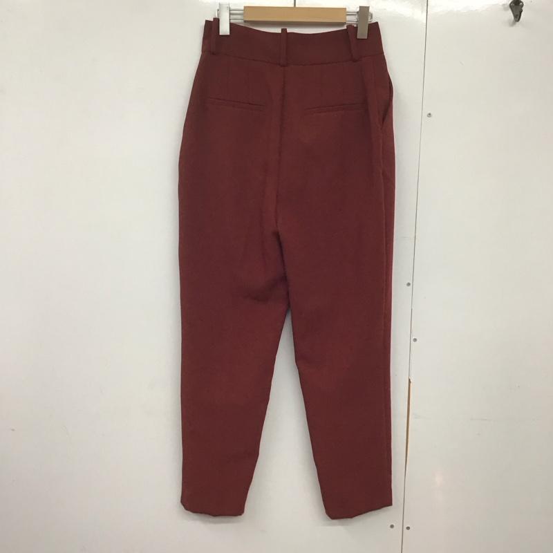 ザラ ZARA パンツ スラックス S 無地 えんじ / ワインレッド /  レディース USED 古着 中古 10144009