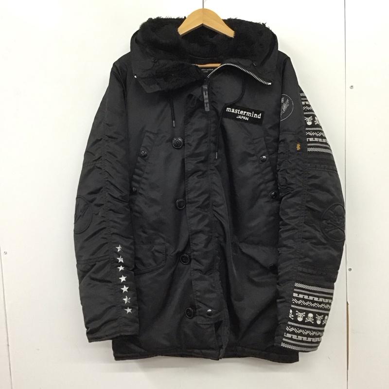 マスターマインド mastermind JAPAN ジャケット、上着 ジャンパー、ブルゾン ue-101097 N3B ユニフォームエクスペリメント アルファ アウター 3 ロゴ、文字 黒 / ブラック /  メンズ USED 古着 中古 10137215