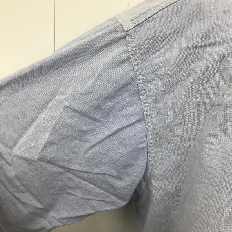 古着 USED シャツ、ブラウス 長袖 長袖シャツ カラーシャツ ダウンシャツ duckhead 90s XL ロゴ、文字 水色 / ライトブルー /  メンズ USED 古着 中古 10105545