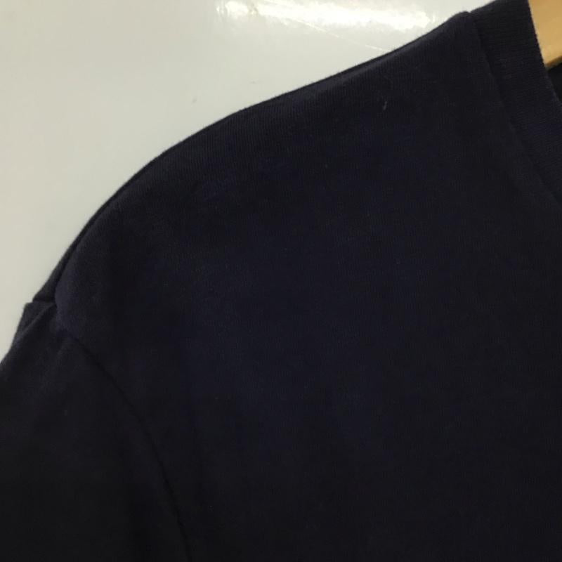 ポロラルフローレン POLO RALPH LAUREN Tシャツ 半袖 半袖カットソー プリントTシャツ Vネックカットソー S ロゴ、文字 紺 / ネイビー /  メンズ USED 古着 中古 10145056