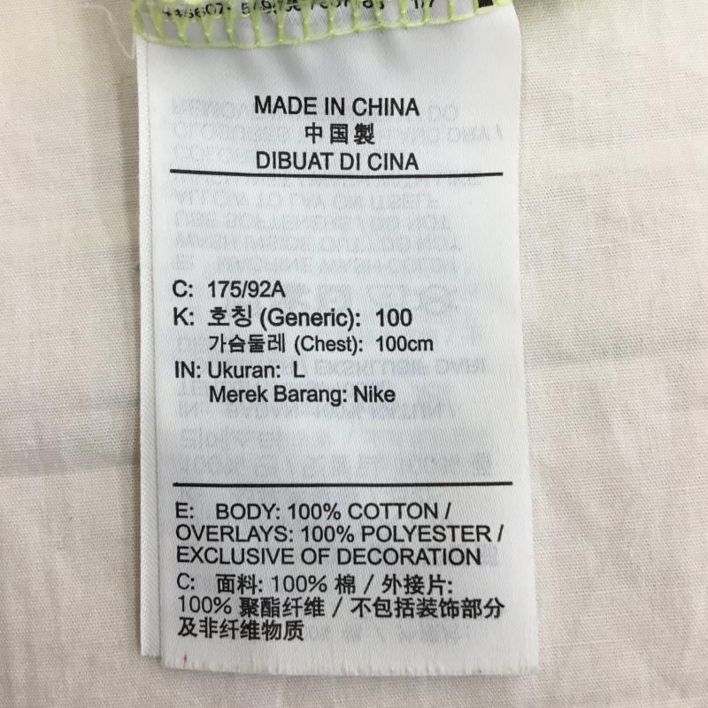 ナイキ NIKE カットソー 半袖 DD1120-352 NIKE ポケット スラブ Tシャツ L 無地 黄緑 / イエローグリーン /  メンズ USED 古着 中古 10148472