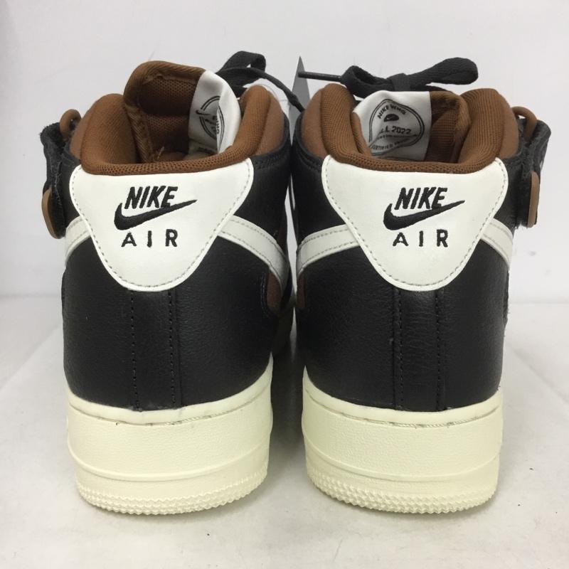 ナイキ NIKE スニーカー スニーカー DQ8766 001 AIR FORCE 1 MID 07 LX 27.5cm 箱有 27.5cm ロゴ、文字 黒 / ブラック / X 茶 / ブラウン /  メンズ USED 古着 中古 10139941