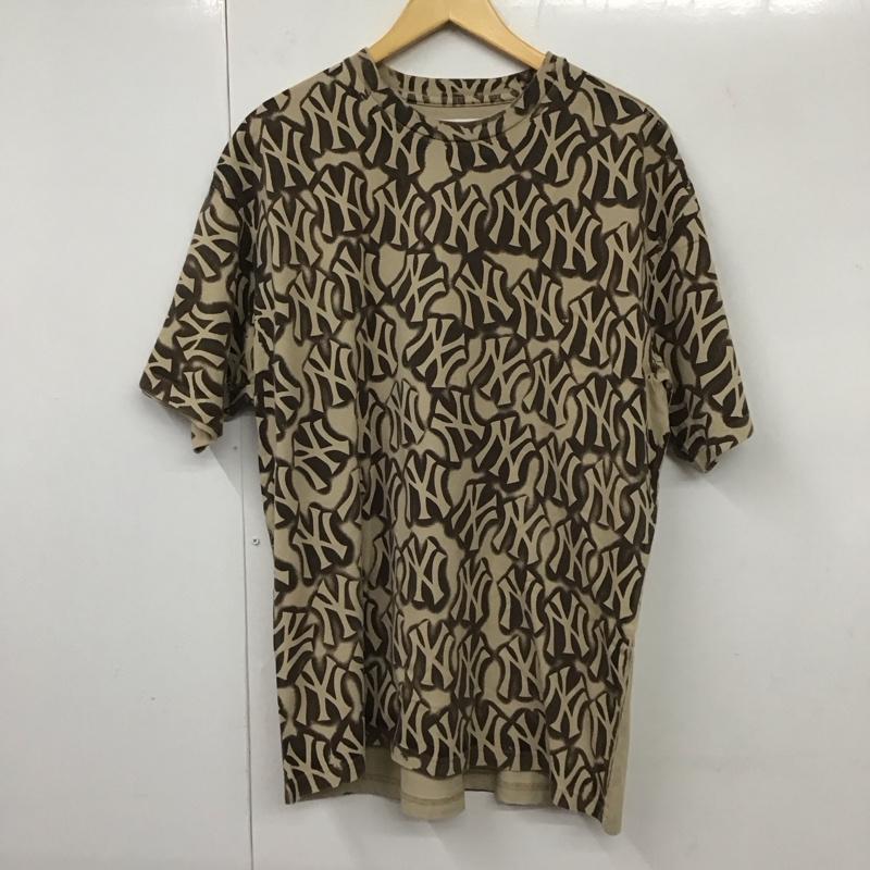 シュプリーム Supreme Tシャツ 半袖 2021FW NewYorkYankeesTシャツ 半袖カットソー プリントTシャツ L プリント ベージュ / ベージュ /  メンズ USED 古着 中古 10131142