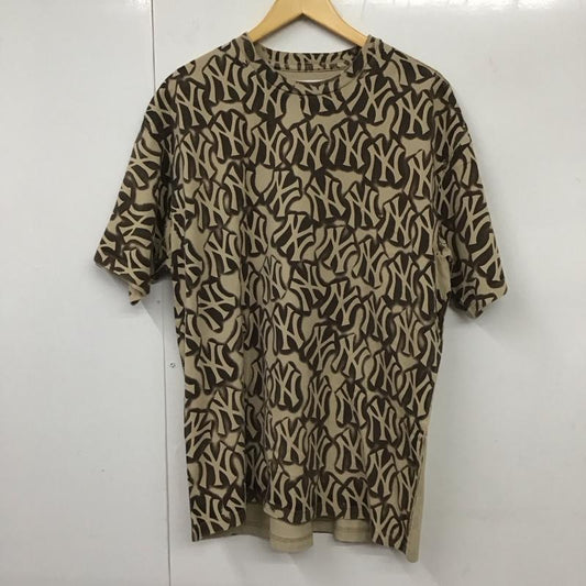 シュプリーム Supreme Tシャツ 半袖 2021FW NewYorkYankeesTシャツ 半袖カットソー プリントTシャツ L プリント ベージュ / ベージュ /  メンズ USED 古着 中古 10131142