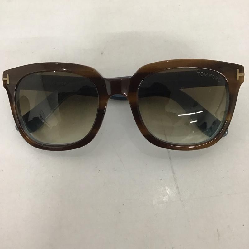トム フォード TOM FORD めがね・サングラス サングラス TF211 AF 47F バイカラー ロゴ、文字 水色 / ライトブルー / X 茶 / ブラウン /  メンズ USED 古着 中古 10125638