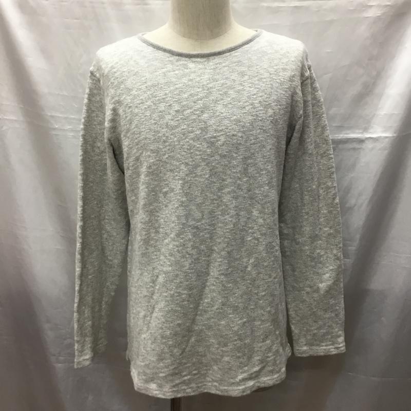 古着 USED カットソー 長袖 長袖カットソー クルーネックカットソー ロングスリーブカットソー vieasy 5 無地 灰 / グレー /  メンズ USED 古着 中古 10115775