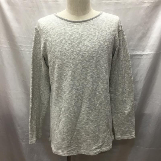 古着 USED カットソー 長袖 長袖カットソー クルーネックカットソー ロングスリーブカットソー vieasy 5 無地 灰 / グレー /  メンズ USED 古着 中古 10115775