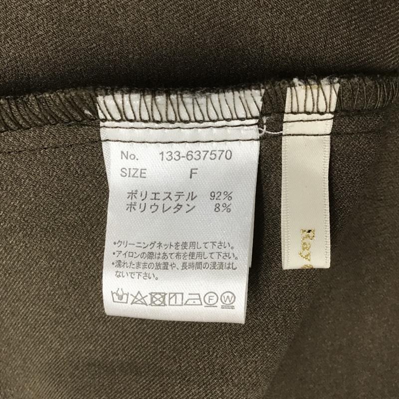 レイカズン Ray Cassin ワンピース ロングスカート ノースリーブワンピース キャミワンピース ロングワンピース フレアスカート FREE 無地 茶 / ブラウン /  レディース USED 古着 中古 10105931