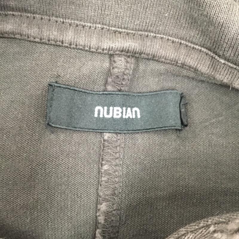 ヌビアン NUBIAN パーカー 長袖 長袖パーカー フード付きパーカー 長袖カットソー 無地 黒 / ブラック /  メンズ USED 古着 中古 10114063