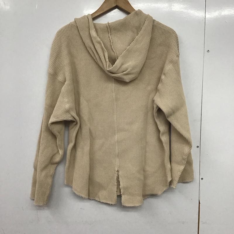 カスタネ Kastane パーカー 長袖 KAZ1082306A0002 ヘビーサーマルフーディプルオーバー FREE 無地 ベージュ / ベージュ /  レディース USED 古着 中古 10146752