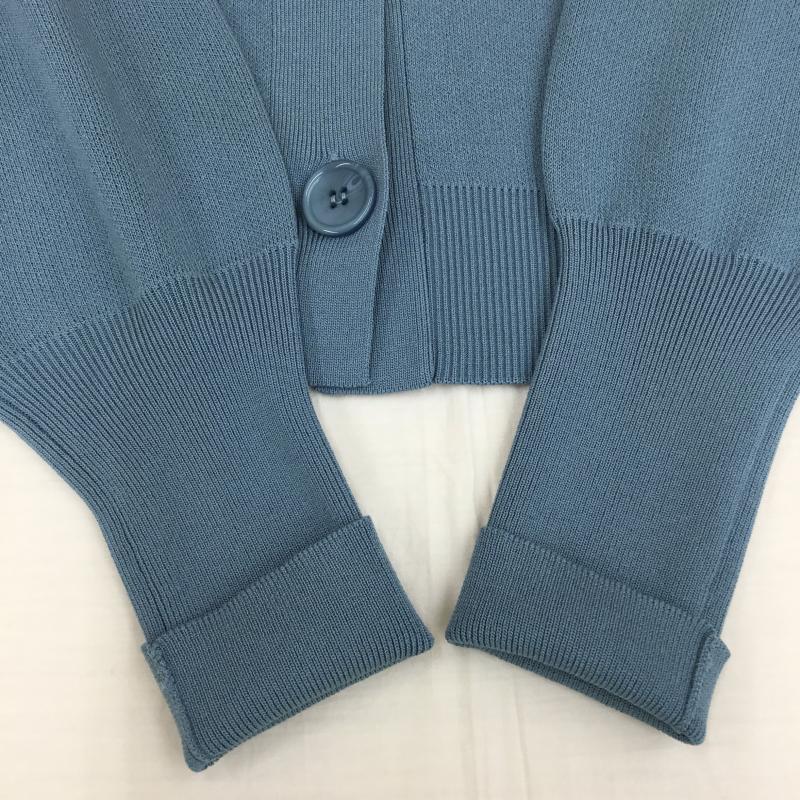 アズールバイマウジー AZUL BY MOUSSY カーディガン 長袖 250HSF70-191C FREE 無地 青 / ブルー /  レディース USED 古着 中古 10143152