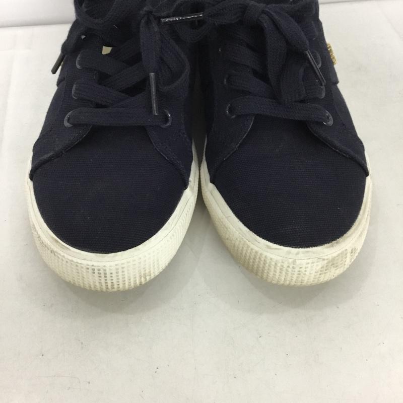 ローレンラルフローレン LAUREN RALPH LAUREN スニーカー スニーカー 13297 ローカット UK3.5 US：6 ワンポイント 紺 / ネイビー /  レディース USED 古着 中古 10134859