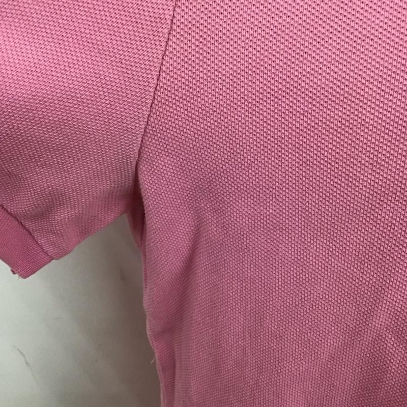 ポロラルフローレン POLO RALPH LAUREN ポロシャツ 半袖 211843252001 鹿の子 ビーズ 刺繍 XL ワンポイント 桃 / ピンク /  レディース USED 古着 中古 10108285