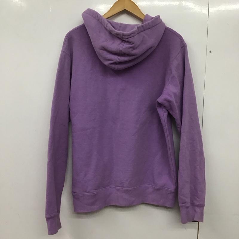 シュプリーム Supreme パーカー 長袖 18SS WorldFamousZipUpHoodedSweatshirt ジップアップパーカー M ロゴ、文字 紫 / パープル /  メンズ USED 古着 中古 10146656