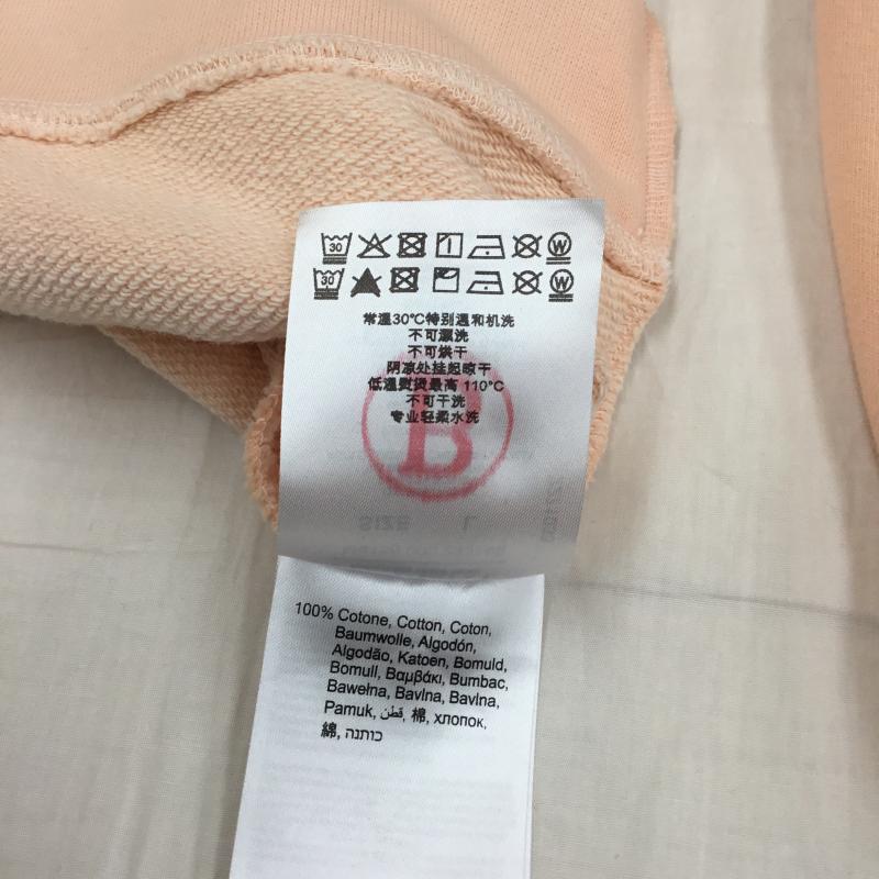 リプレイ REPLAY トレーナー 長袖 M6156.000.23316E　スウェット EARTH MADE HUMAN CRAFTED スウェットシャツ L ロゴ、文字 桃 / ピンク /  メンズ USED 古着 中古 10127367