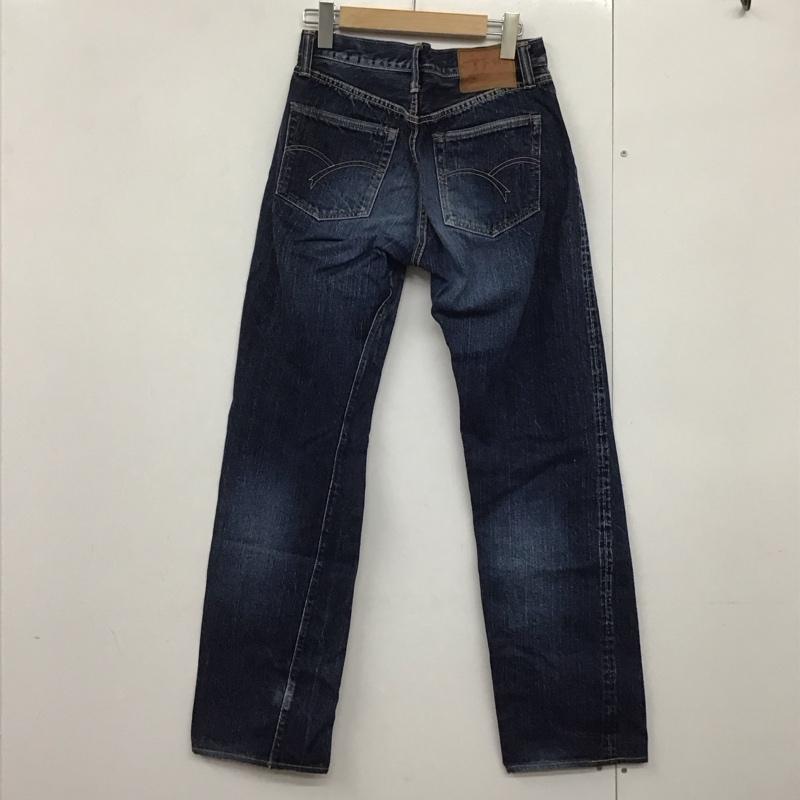 フラットヘッド The Flat Head パンツ デニム、ジーンズ デニムパンツ スリムパンツ カジュアルパンツ 30インチ 無地 インディゴ / インディゴ /  メンズ USED 古着 中古 10141923