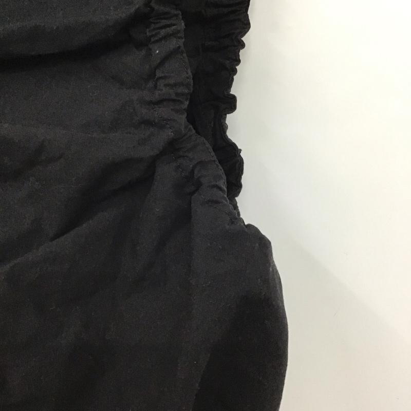マウジー MOUSSY シャツ、ブラウス 半袖 010HS230-0881 GATHER SLEEVELESS 1 無地 黒 / ブラック /  レディース USED 古着 中古 10129234