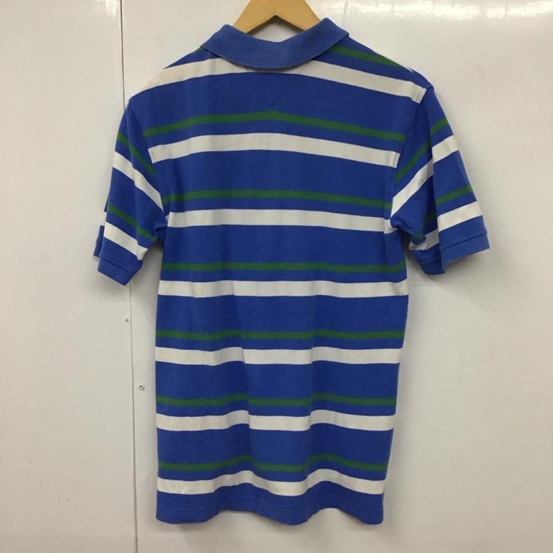 トミーヒルフィガー TOMMY HILFIGER ポロシャツ 半袖 半袖ポロシャツ 半袖カットソー カラーシャツ L ボーダー柄 マルチカラー / マルチカラー /  メンズ USED 古着 中古 10130145