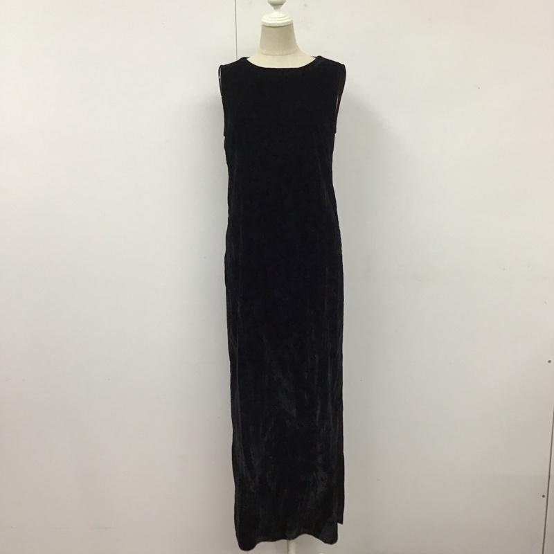 ザラ ZARA ワンピース ロングスカート 2731 324 800 ノースリーブ タグ付き XS 無地 黒 / ブラック /  レディース USED 古着 中古 10119622