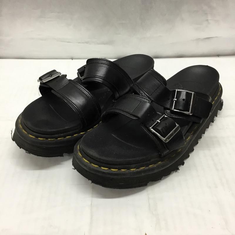 ドクターマーチン Dr.Martens サンダル サンダル MYLES シャークソール UK6 レザーサンダル AW006 US：8 無地 黒 / ブラック /  レディース USED 古着 中古 10119085