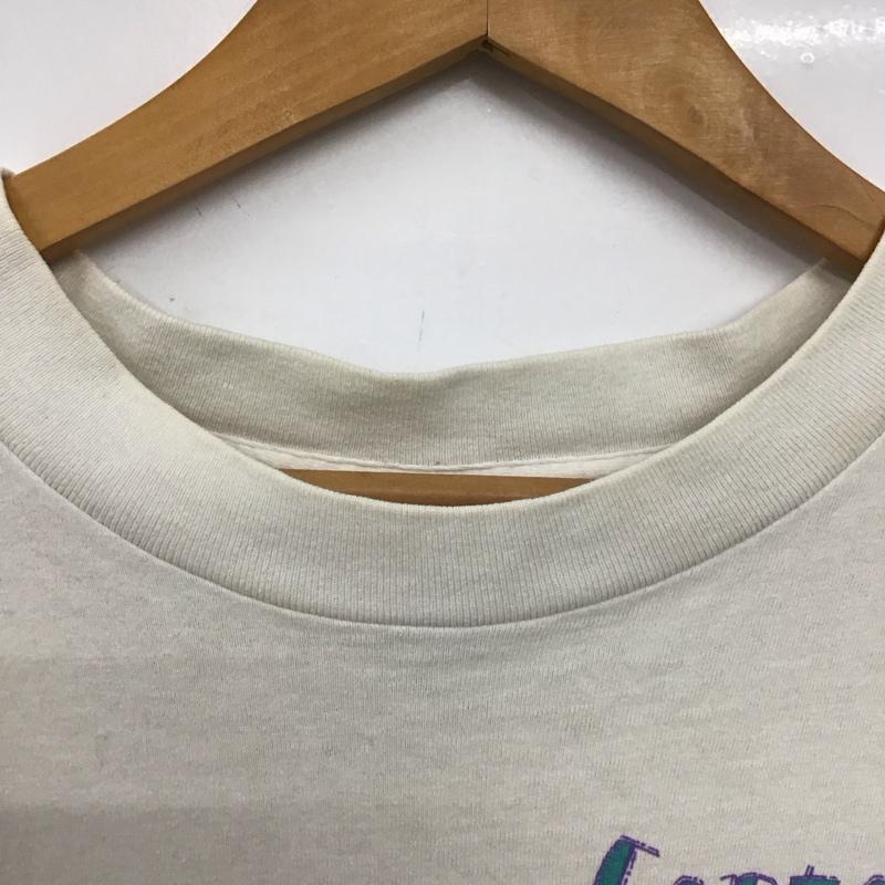 古着 USED Tシャツ 半袖 半袖カットソー プリントTシャツ クルーネックカットソー 古着 90s L プリント 白 / ホワイト /  メンズ USED 古着 中古 10147990