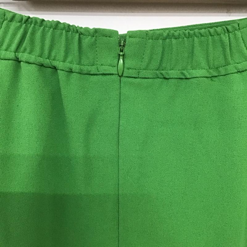 グリーンレーベルリラクシング green label relaxing スカート ロングスカート 3624-169-2183 マーメイド ライン マキシスカート 無地 緑 / グリーン /  レディース USED 古着 中古 10139954