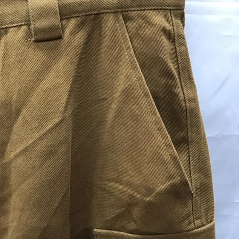 ニコアンド niko and... パンツ ワークパンツ、ペインターパンツ ワークパンツ ワイドパンツ カジュアルパンツ ミリタリーパンツ L 無地 茶 / ブラウン /  メンズ USED 古着 中古 10117423