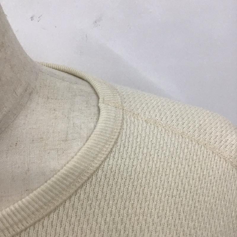 ザリアルマッコイズ THE REAL McCOY S カットソー 長袖 長袖カットソー クルーネックカットソー ロングスリーブカットソー L 無地 ベージュ / ベージュ /  メンズ USED 古着 中古 10115381