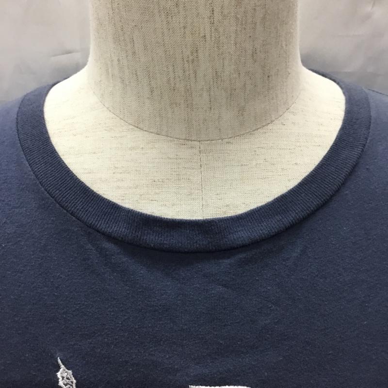 アーバンリサーチ URBAN RESEARCH Tシャツ 半袖 半袖カットソー プリントTシャツ クルーネックカットソー 38 ロゴ、文字 紺 / ネイビー /  メンズ USED 古着 中古 10114581