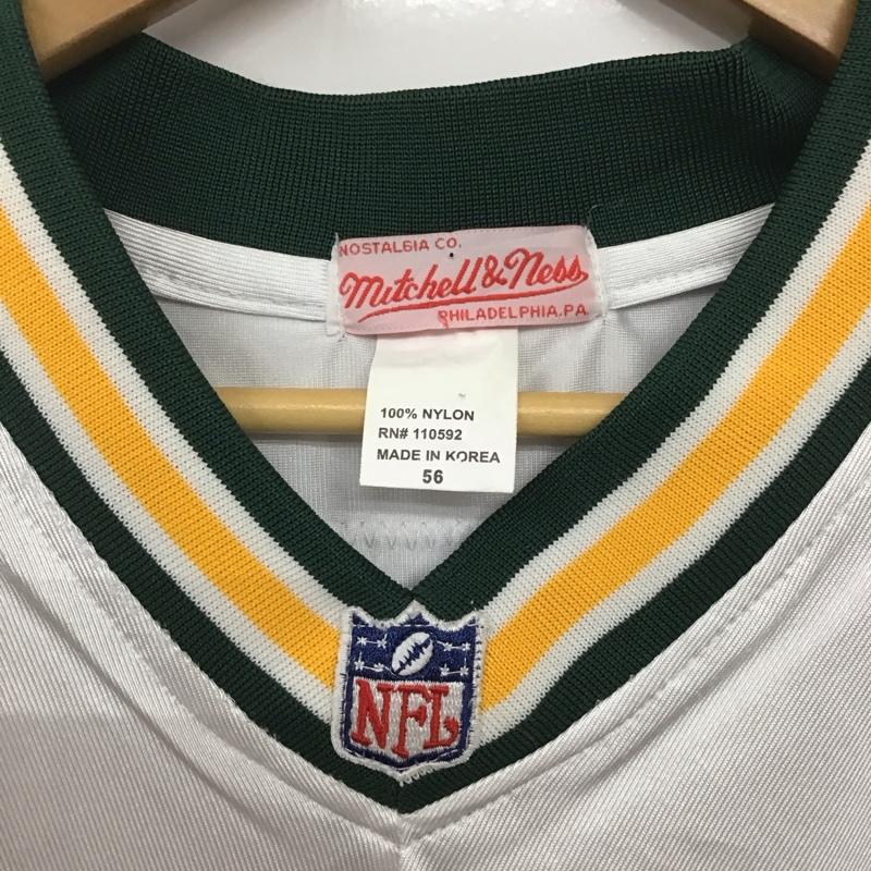 ミッチェルアンドネス Mitchell&Ness Tシャツ 半袖 半袖カットソー プリントTシャツ Vネックカットソー ロゴ、文字 白 / ホワイト /  メンズ USED 古着 中古 10133382