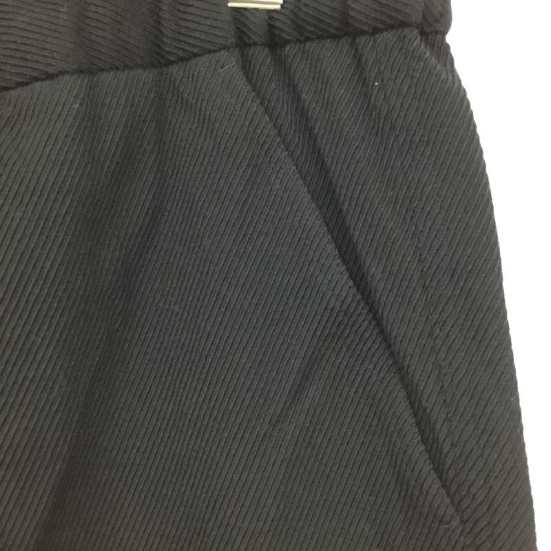 グラフペーパー Graphpaper パンツ ワークパンツ、ペインターパンツ gm203-40053 WOOLKERSEYBELTEDBAKERPANTS ワイドパンツ 2 無地 黒 / ブラック /  メンズ USED 古着 中古 10116606