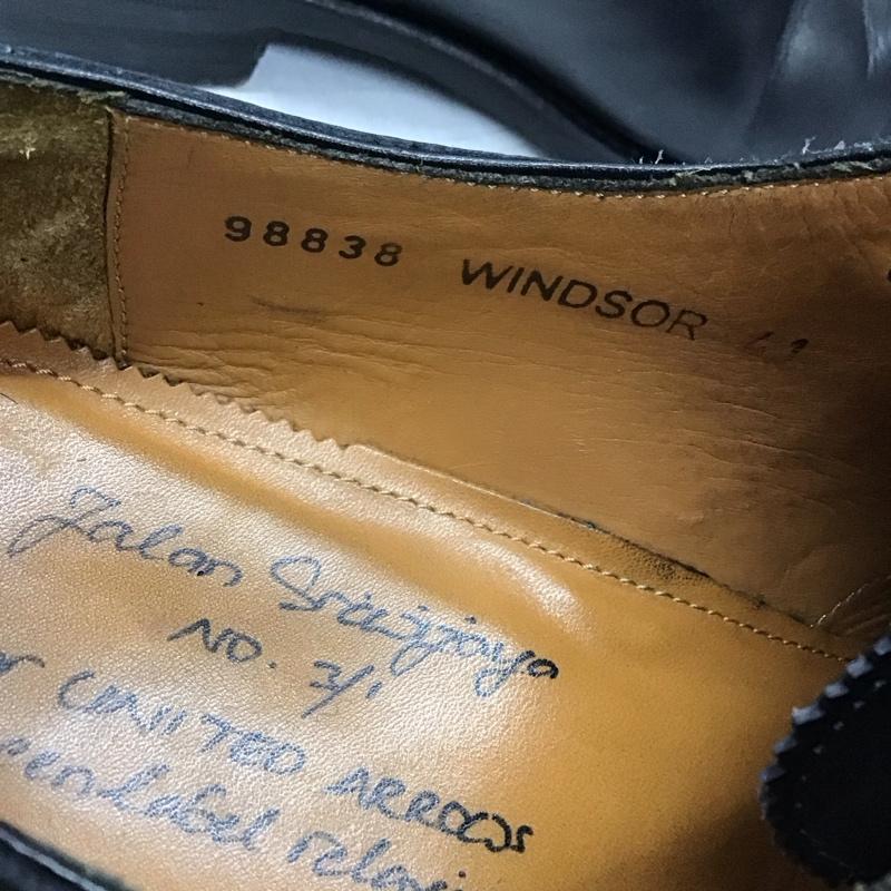 グリーンレーベルリラクシング green label relaxing 革靴 革靴 98838 Jalan Sriwijaya 41 無地 黒 / ブラック /  メンズ USED 古着 中古 10117345