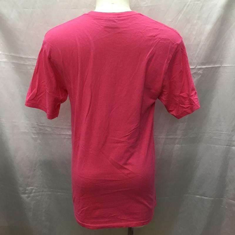 ステューシー STUSSY Tシャツ 半袖 M ロゴ、文字 桃 / ピンク /  メンズ USED 古着 中古 10113433