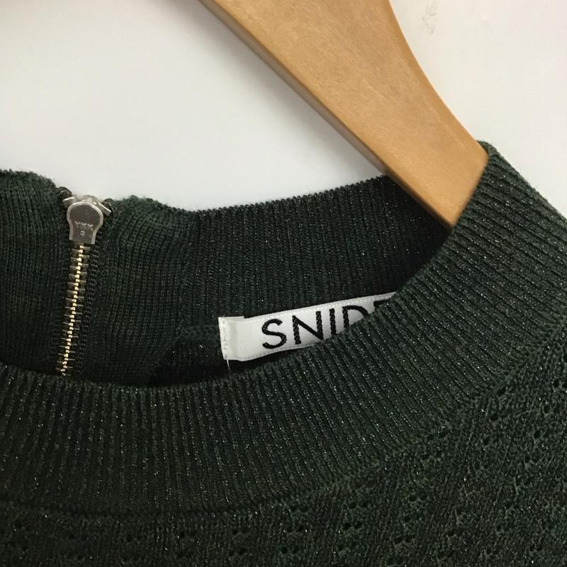 スナイデル SNIDEL ワンピース ロングスカート 長袖ワンピース ロングスカート フレアスカート FREE 無地 緑 / グリーン /  レディース USED 古着 中古 10142049