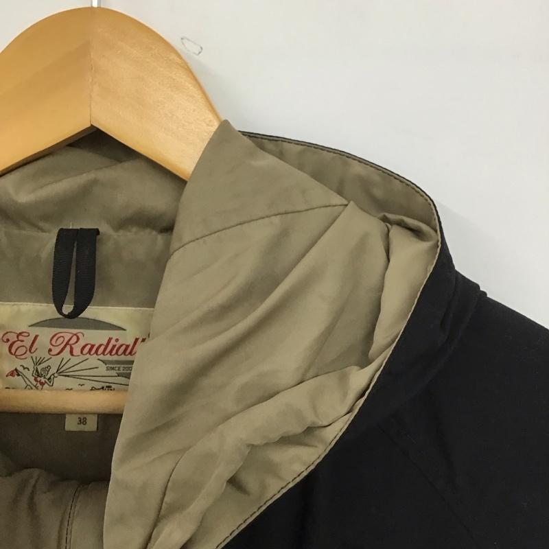 ラディアル RADIALL ジャケット、上着 ジャケット、ブレザー ジップアップジャケット アウター ジップアップパーカー 38 無地 黒 / ブラック /  メンズ USED 古着 中古 10146243