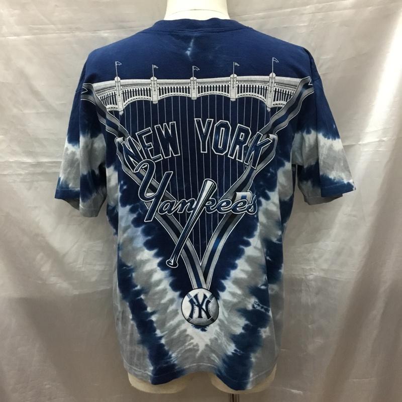 リキッドブルー LIQUID BLUE Tシャツ 半袖 半袖カットソー プリントTシャツ クルーネックカットソー liquid blue yankees M プリント マルチカラー / マルチカラー /  メンズ USED 古着 中古 10119706