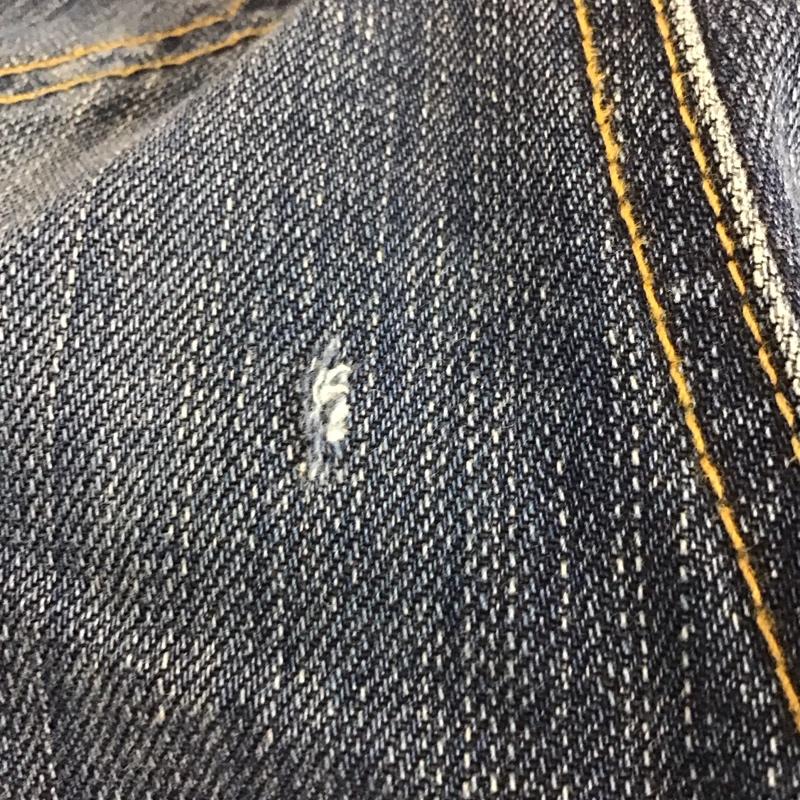 バーバリーブルーレーベル BURBERRY BLUE LABEL パンツ デニム、ジーンズ FQ510-252-30 レースアップ 36 無地 青 / ブルー /  レディース USED 古着 中古 10117249
