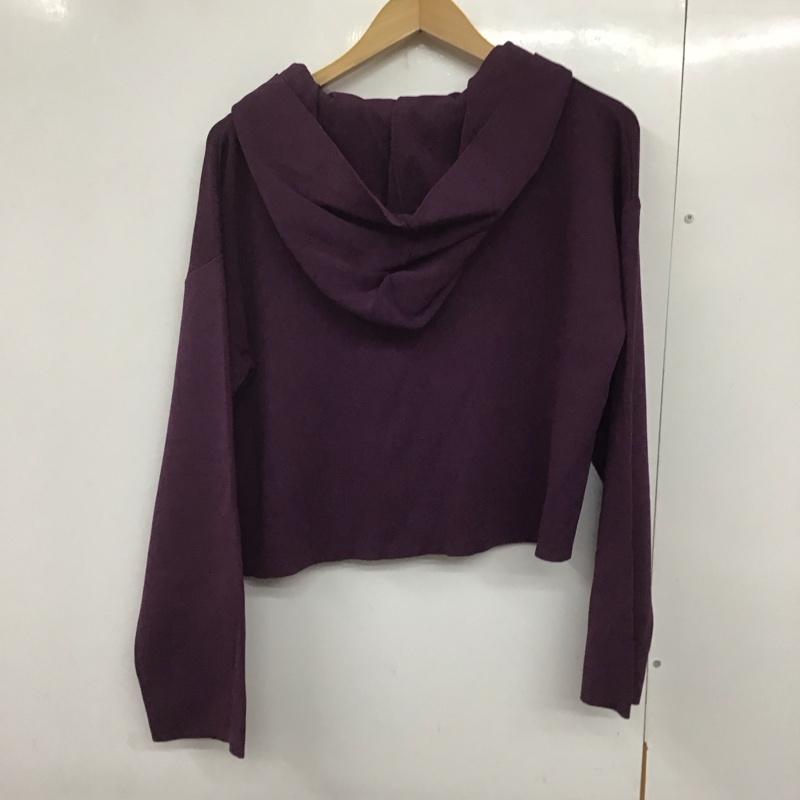 スライ SLY パーカー 長袖 030DSY70-0100 FREE 無地 紫 / パープル /  レディース USED 古着 中古 10140497