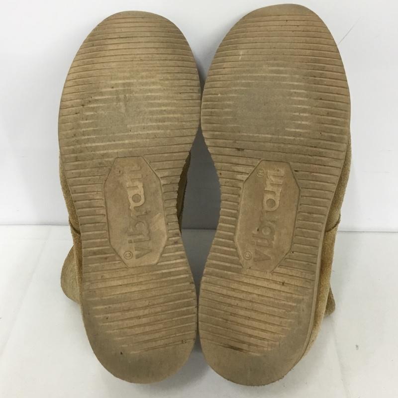 サントドミンゴ SANTO DOMINGO ブーツ ショートブーツ 1824 7734 スエード ワークブーツ 無地 ベージュ / ベージュ /  メンズ USED 古着 中古 10130189