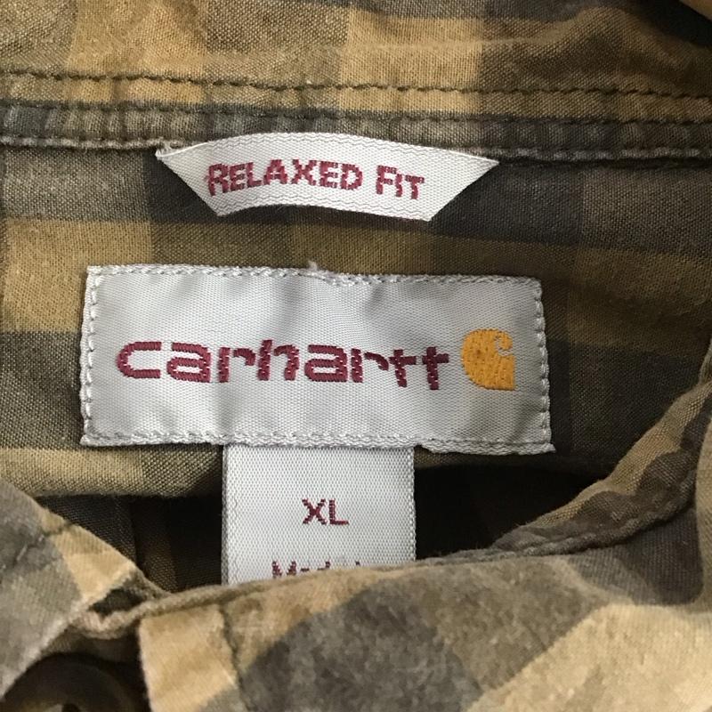 カーハート Carhartt シャツ、ブラウス 長袖 ボタンダウンシャツ XL チェック マルチカラー / マルチカラー /  メンズ USED 古着 中古 10142163